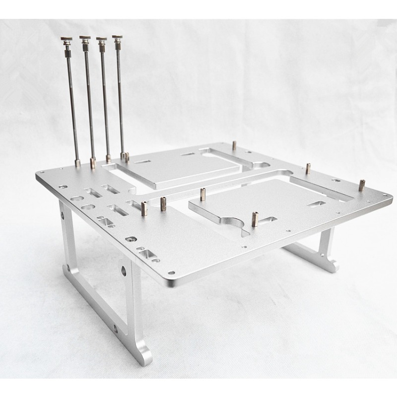 Aluminum Open Frame Test Bench Water Cooling - Boîtier d'ordinateur en aluminium à châssis